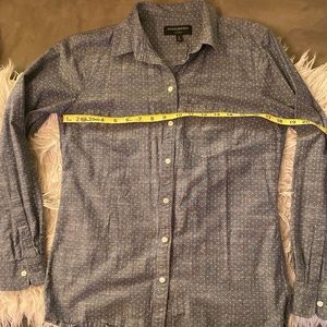 Denim polka dot shirt